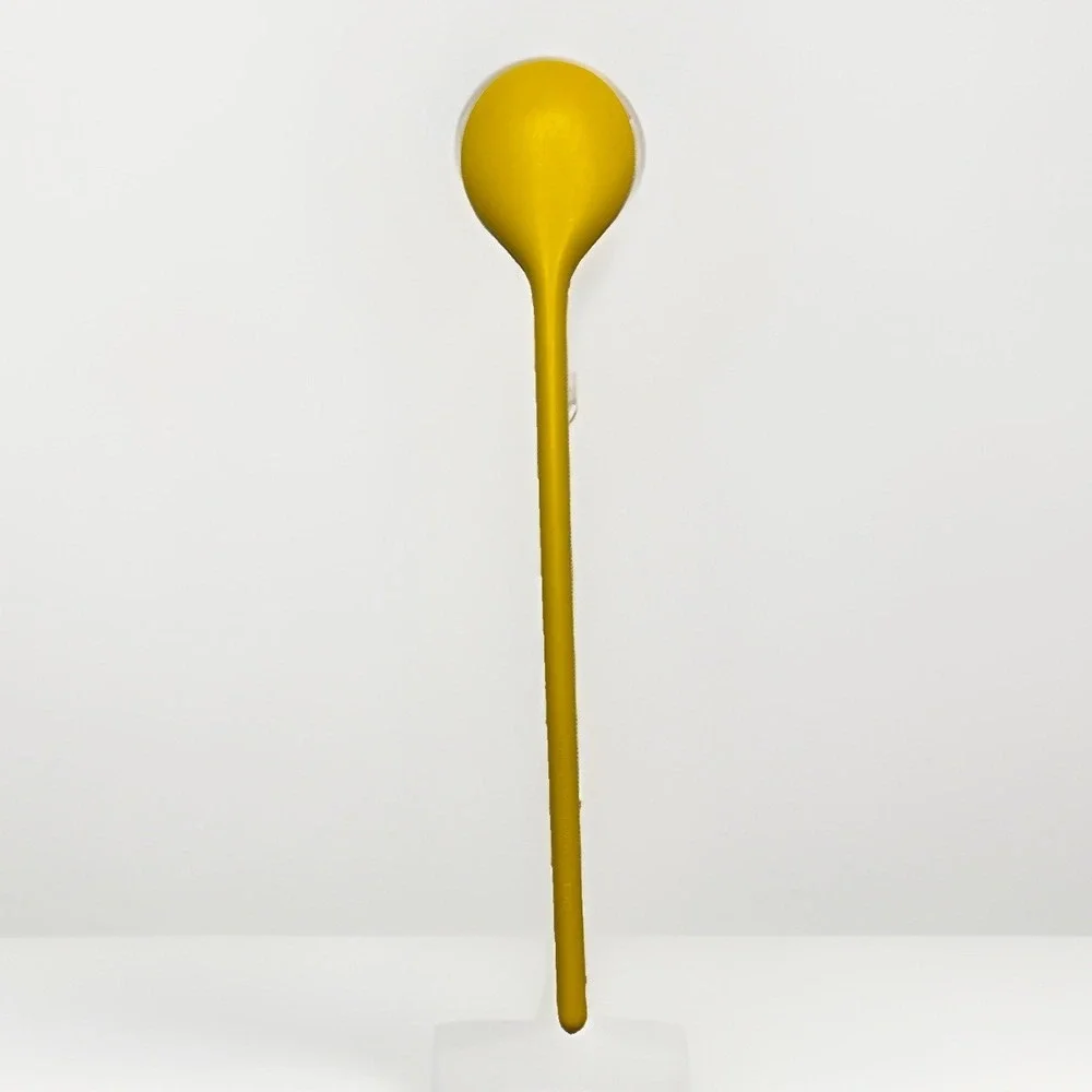 Vintage Royal Danish Melamine 2522 Yellow Long Handle Mixing Spoon